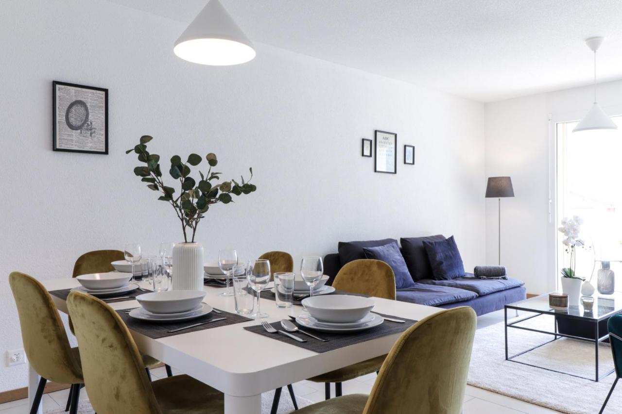 Nice Apartment Ideally Located In Martigny المظهر الخارجي الصورة