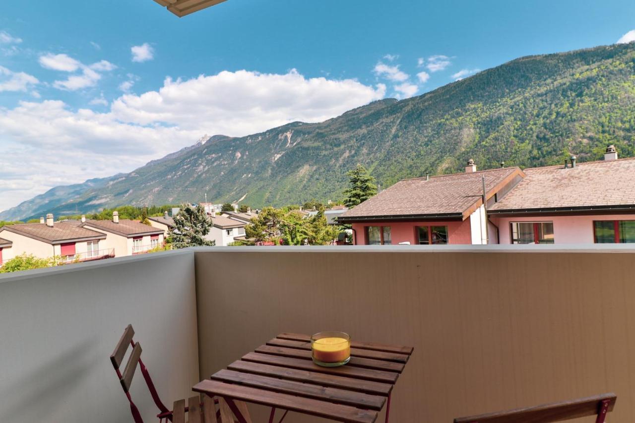 Nice Apartment Ideally Located In Martigny المظهر الخارجي الصورة