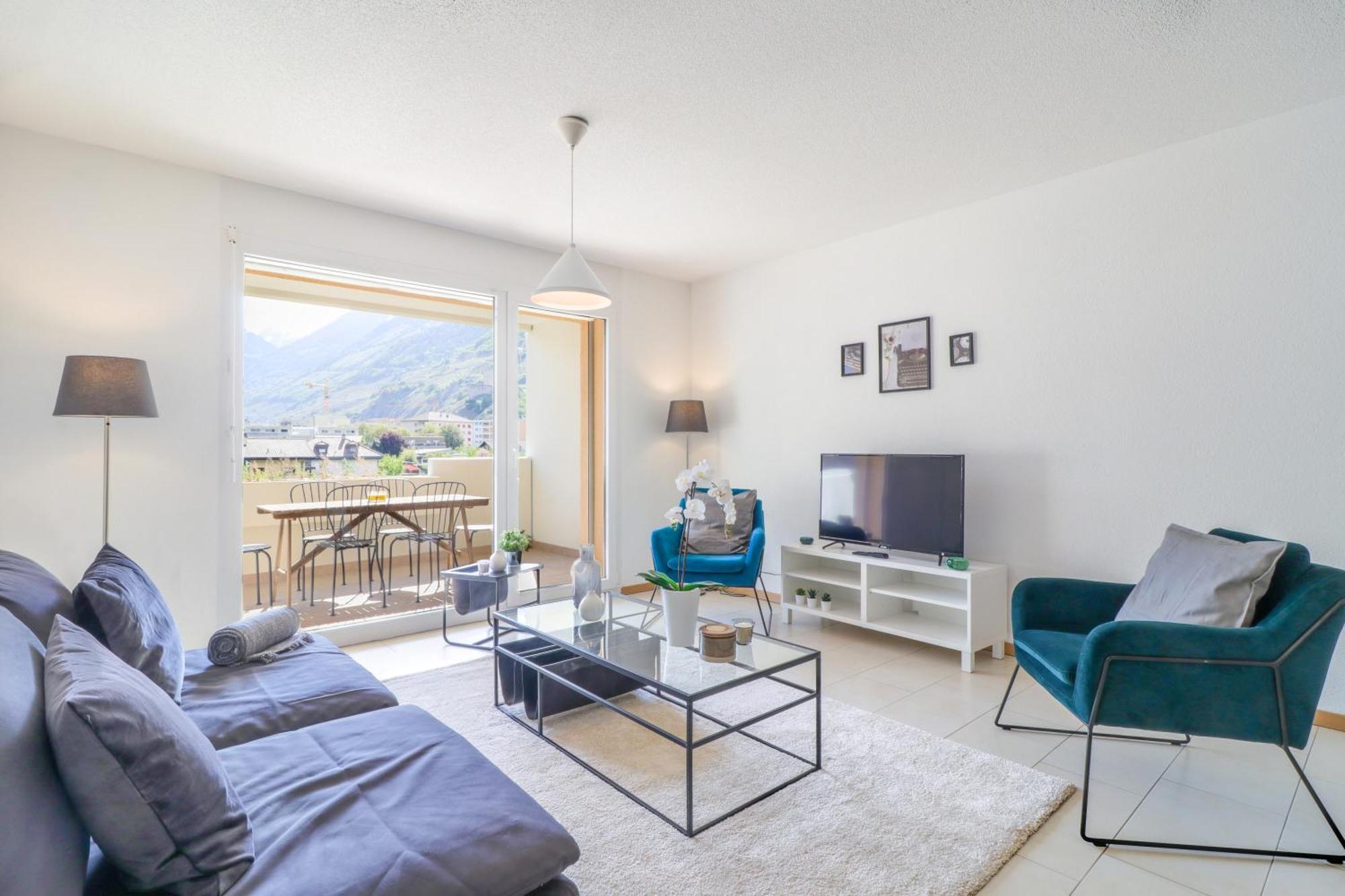 Nice Apartment Ideally Located In Martigny المظهر الخارجي الصورة